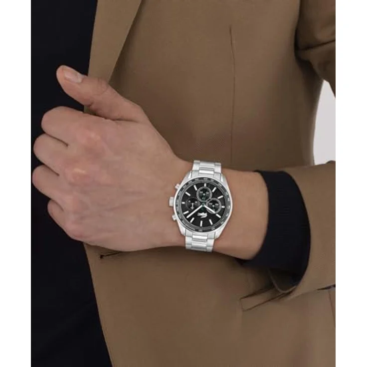 Lacoste Chronograph Quarz Uhr für Herren Kollektion BOSTON mit Edelstahlarmband Edelstahlarmband - 2011347 – Bild 4