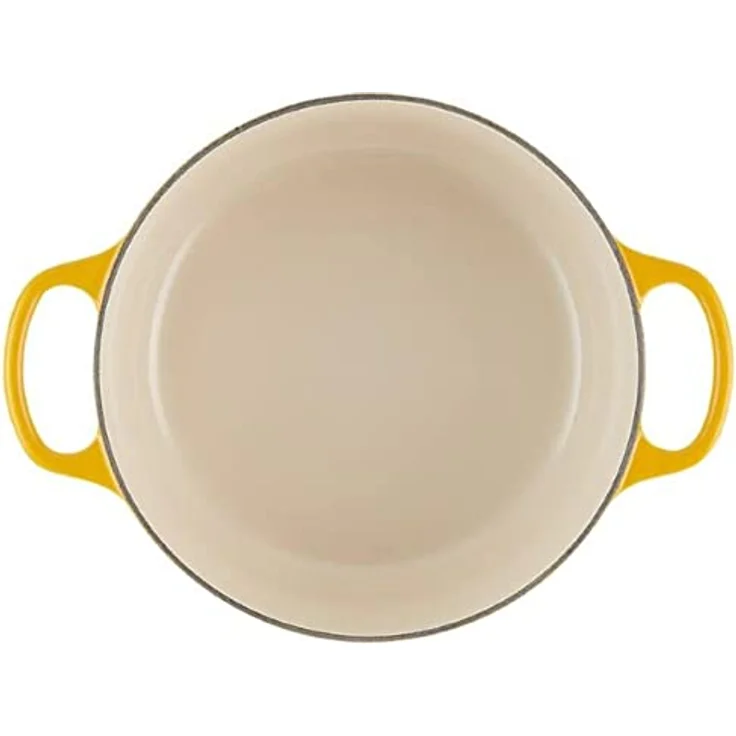 Le Creuset Signature Gusseisen-Bräter mit Deckel, Ø 24 cm, Rund, Nectar - Für alle Herdarten und Induktion geeignet, Volumen: 4,2 l, Made in France – Bild 5