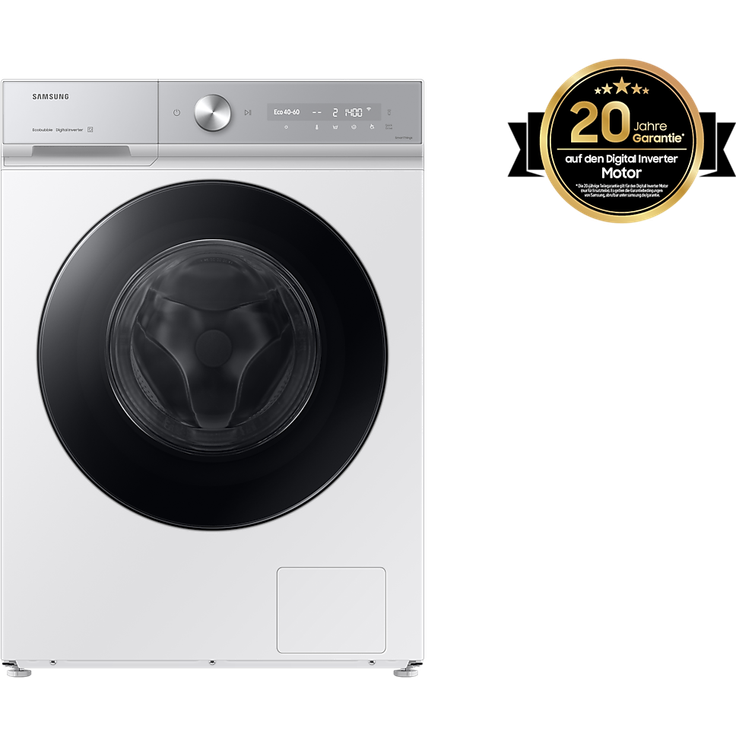 Samsung WW8400D, BESPOKE Waschmaschine, QuickDrive, AI Wash, 1 EEK: A (-40%), 11 kg White – Bild 1