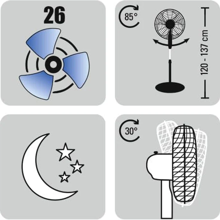 Trotec Design-Standventilator TVE 26 S – Bild 2