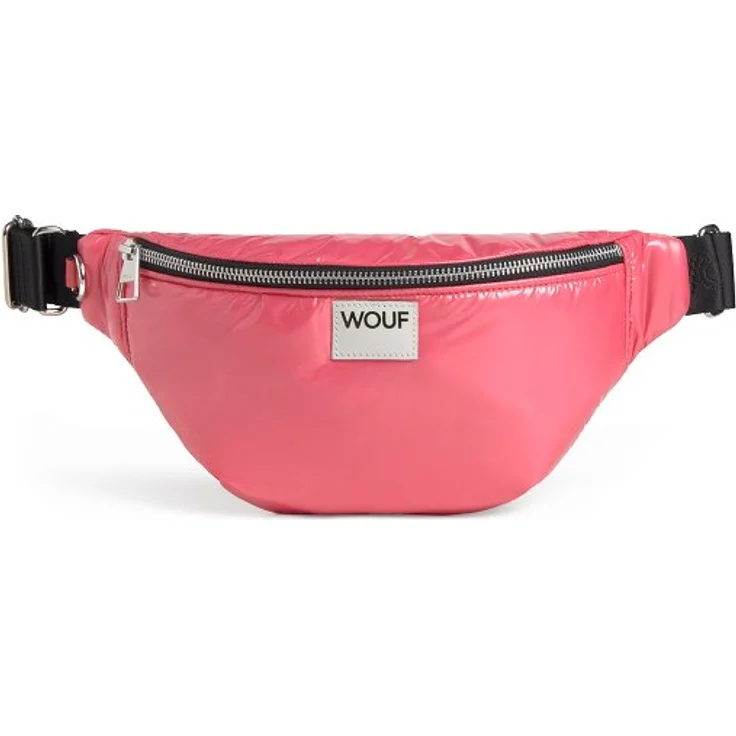 Wouf Glossy Gürteltasche, 33 cm x 8 cm x 16 cm, pink, 100% Polyester