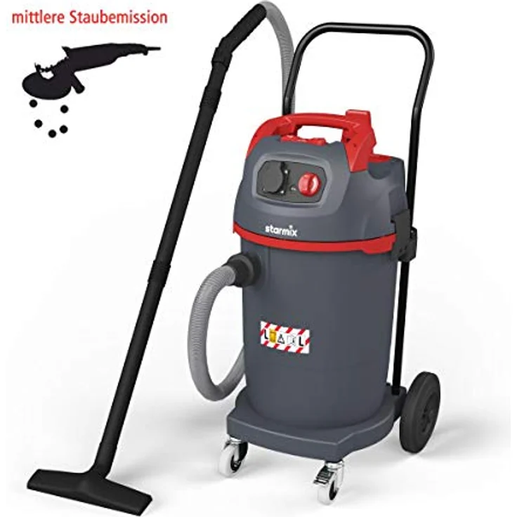 Starmix Elektrowerkzeug-Sauger uClean ADL-1445 EHP, zuverlässiger Sauger für den universellen Einsatz (1400 W, 45 L) – Bild 2