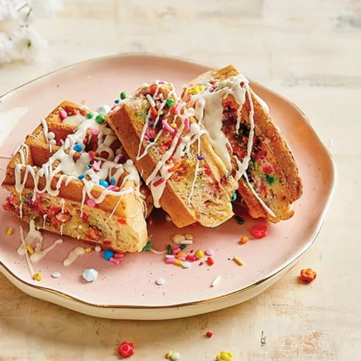 PowerXL Waffle Star - Waffeleisen für gefüllte Waffeln - 13cm - Antihaft-Beschichtung - Wafflemaker mit Anti-Tropf-Rinne - herzhafte & süße Waffeln - Waffeln aus Gemüse, Pizza oder Schokolade - Preisvergleich – Bild 3