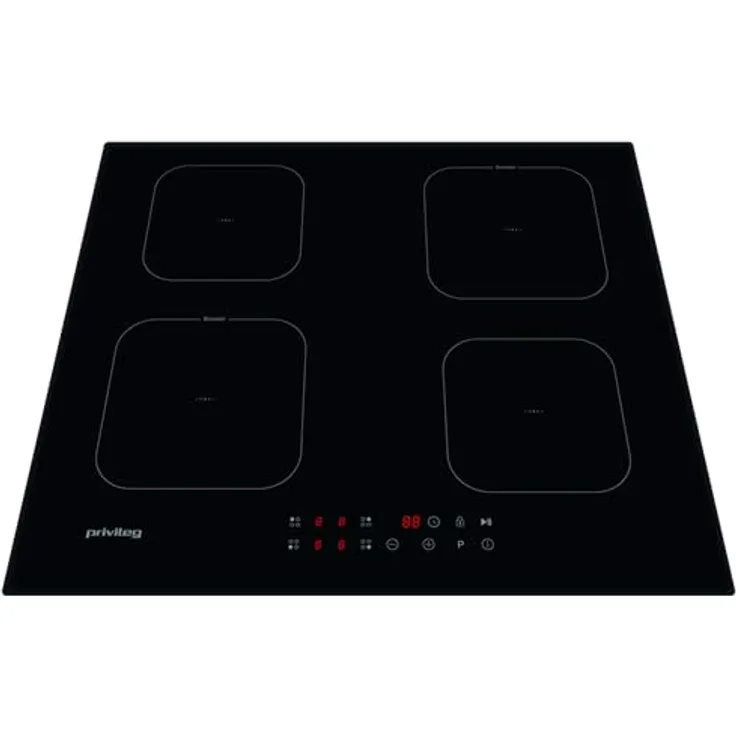 Privileg PS F 71Q60 NE, Induktions-Kochfeld 60 cm mit 4 Kochzonen, Booster-Funktion, Touch-Control, kindersicher, rahmenlos, Timer und Abschaltautomatik