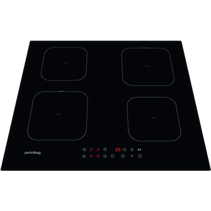 Privileg PS F 71Q60 NE, Induktions-Kochfeld 60 cm mit 4 Kochzonen, Booster-Funktion, Touch-Control, kindersicher, rahmenlos, Timer und Abschaltautomatik – Bild 1