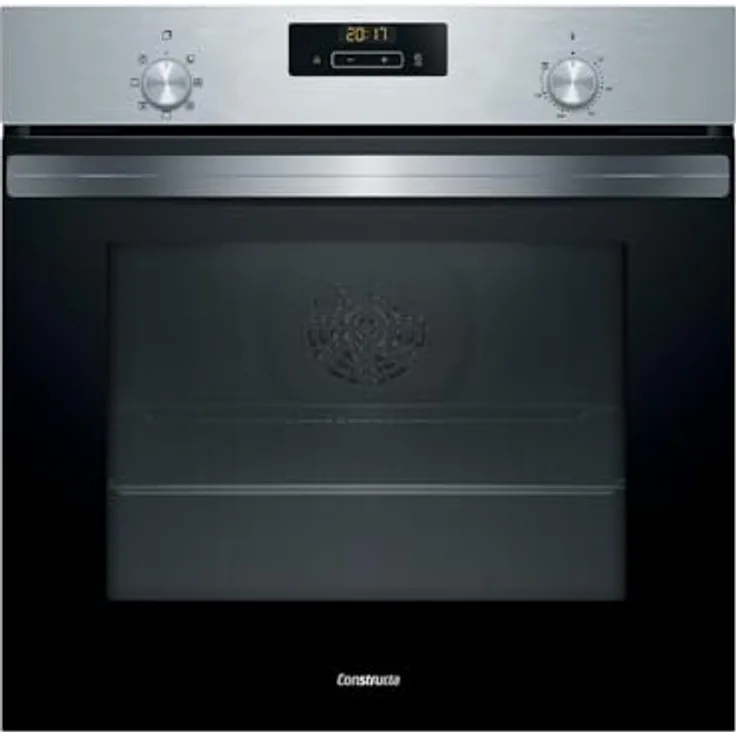 Constructa CF3M50052, Einbau-Backofen, 71 l Garraumvolumen, 5 Beheizungsarten, Edelstahl