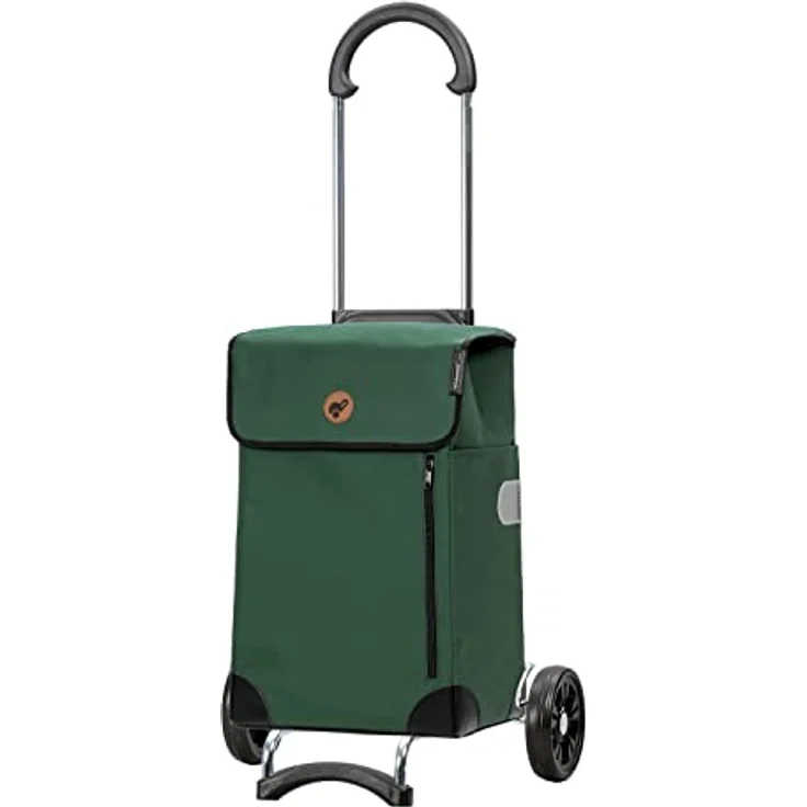 Andersen Einkaufstrolley - Scala Shopper Weda grün 36 L Handwagen, langlebig, Tasche abnehmbar, klappbar, leichtgängig, leise Räder – Bild 1