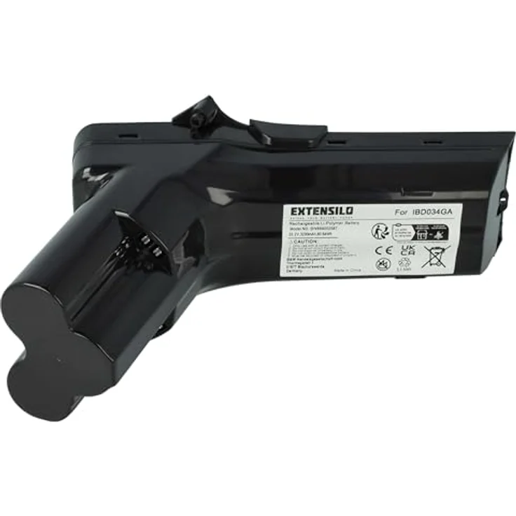 EXTENSILO Akku kompatibel mit Philips SpeedPro Max Aqua XC8147, 3200 mAh Li-Ion, 25,2 V, Hochleistungs-Ersatzakku – Bild 2