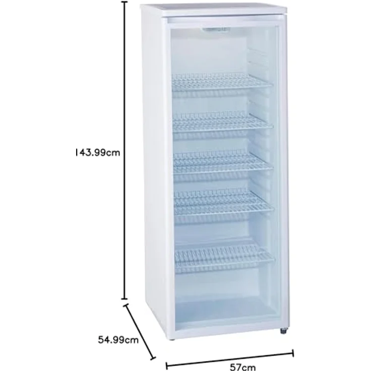 PKM GKS255 Getränkekühlschrank, freistehend, weiß, NoFrost, Breite 55 cm, Klimaklasse F – Bild 7