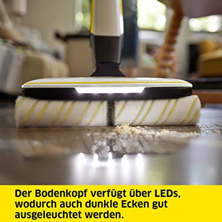 Kärcher Hartbodenreiniger FC 7 Cordless Extra, kabelloser Bodenreiniger mit 4 rotierenden Mikrofaserwalzen, Akkulaufzeit: ca. 45 min, Flächenleistung pro Akkuladung: ca. 135 m², exklusiv bei Amazon – Bild 5