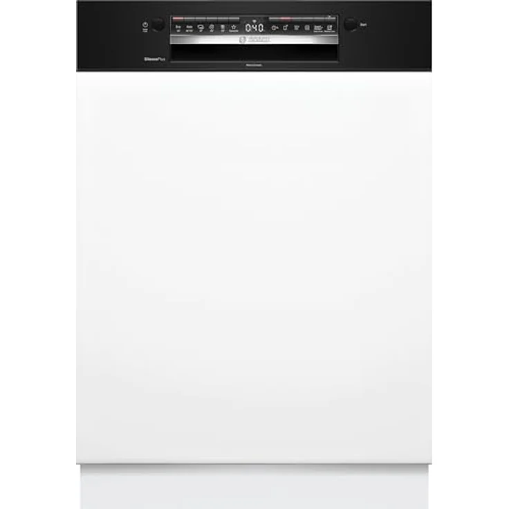 Bosch Serie 4 SMI4HCB07E, Halb integrierter Geschirrspüler, Standardgröße (60 cm), Schwarz, Tastenbedienung – Bild 1