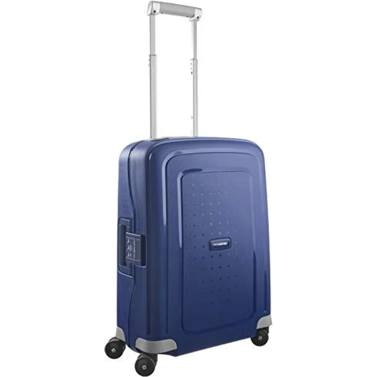 Samsonite S'Cure - Spinner S Handgepäck, 55 cm, 34 L, mit 4 Rollen, Blau (Dark Blue) – Bild 5