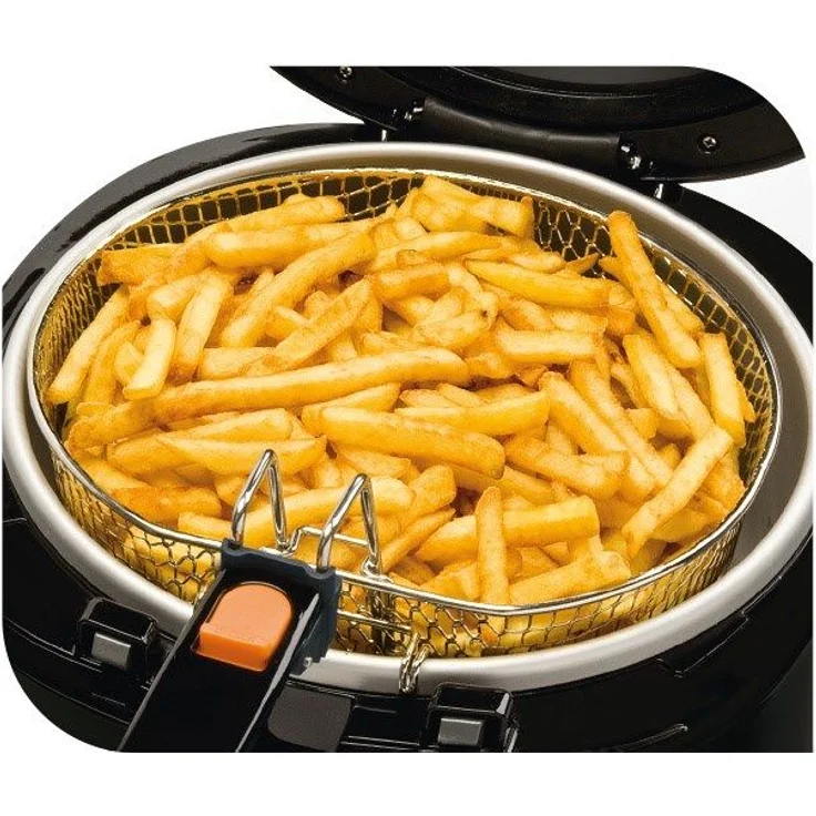 Tefal FF1608 Simply One Fritteuse, 1900 Watt, 2,1 Liter Fassungsvermögen, schwarz, Aluminium, Sichtfenster – Bild 3