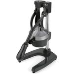 Riess-Kelomat EVA Granatapfelpresse Zitruspresse, Metall, abnehmbarer Filter, Presskegel 12cm, schwarz