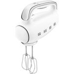 Smeg HMF01WHEU Handmixer im 50er Jahre, 250W, 9 Geschwindigkeiten, Kunststoff, weiß