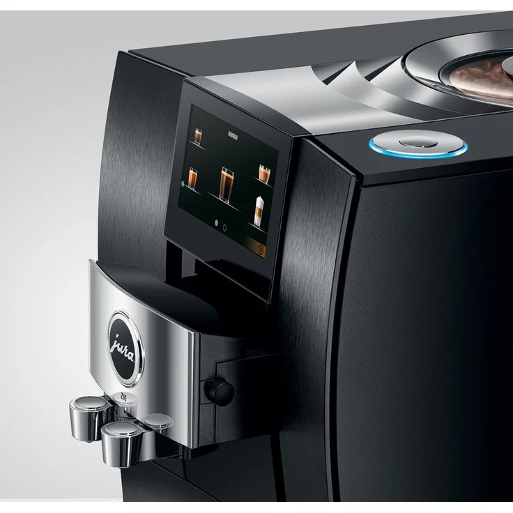 Jura Z10 (EA) 15488 Kaffeevollautomat, mit Mahlwerk, 2,4 l Wassertank, 280 g Bohnenbehälter, Aluminium Black – Bild 4