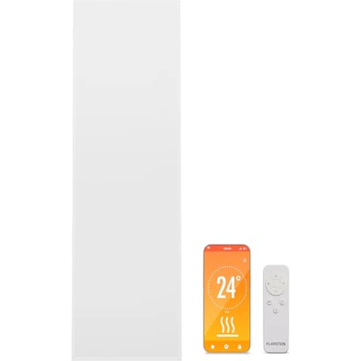 Klarstein Infrarotheizung mit Thermostat, 320W Elektroheizung, Smart Home Infrarotheizung zur Wandmontage, IR mit App-Steuerung & Erkennung Offener Fenster, Effizienter Feuchtraum Heizkörper CO2-Frei – Bild 1