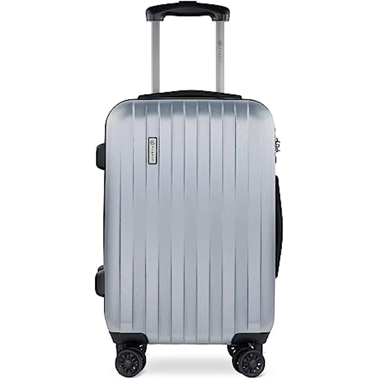 Bugatti Lima Hartschalenkoffer 58x38x23,5 cm, 33,8L, 4-Rollen mit TSA-Schloss, Silber – Bild 1