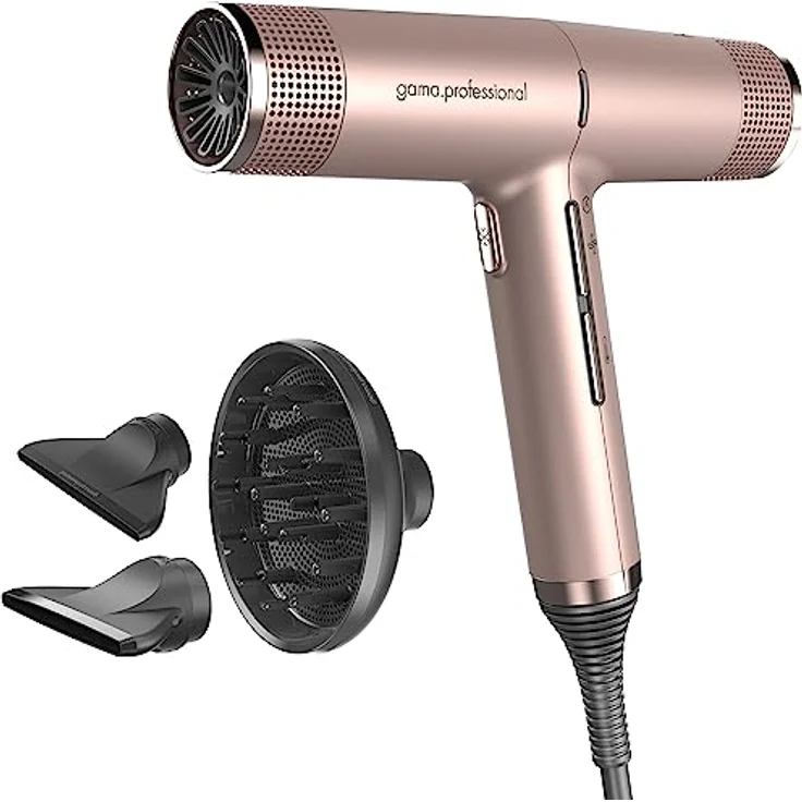Gama Italy Professional Professioneller Haartrockner iQ Perfetto - ION-Technologie - Für gesundes und glänzendes Haar, 30% schneller, Ultraleise, Nur 294 g – Bild 1
