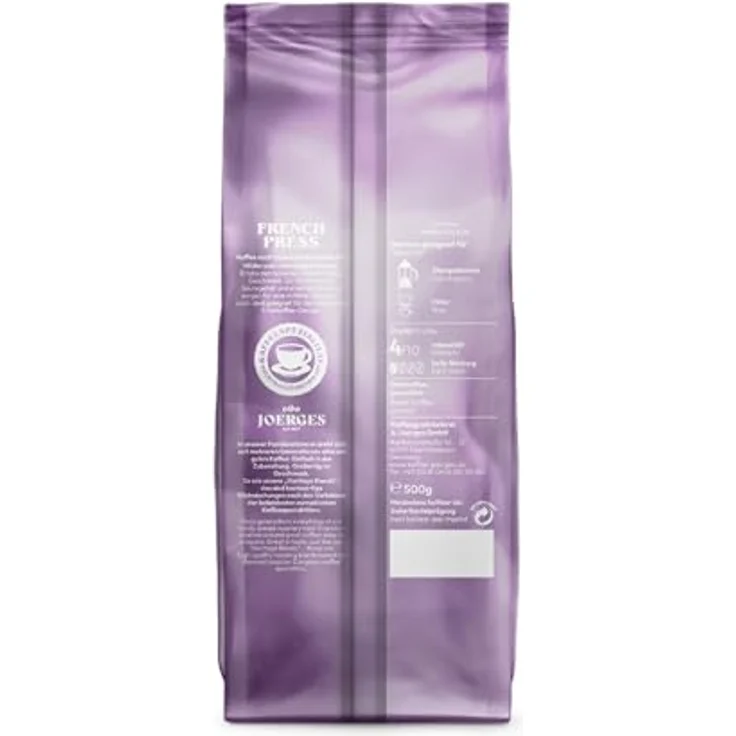 Joerges French Press, 1 kg, Helle Röstung, 4/10 Intensität – Bild 2