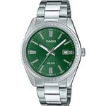 Casio Herren Analog Japanisches Quarzwerk Uhr mit Edelstahl Armband MTP-1302PD-3AVEF