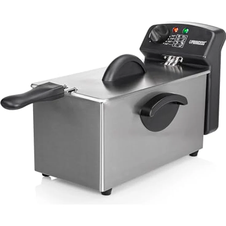 Princess 182626 Edelstahl Fritteuse - 3 Liter 2000 Watt mit Ölfilter und Kaltzonenfunktion – Bild 3
