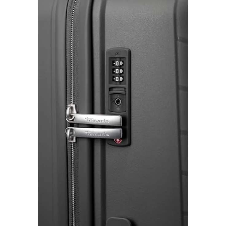 Travelite Tamaris VOYAAGE 3-TLG. Hartschalenkoffer Set S/M/L, Polypropylen, TSA-Schloss, 4 Doppelrollen, Silber Akzent – Bild 4