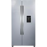 PKM KS6.12D, Side by Side Kühlschrank mit 439 L, NoFrost, Wasserspender, silber