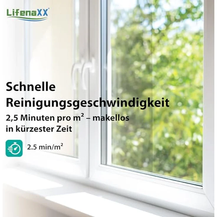 Lifenaxx Fenstersauger Fensterreinigungs-Roboter, automatisches Sprühsystem mit 4 Reinigungsprogrammen und Anti-Drop-Erkennung – Bild 5