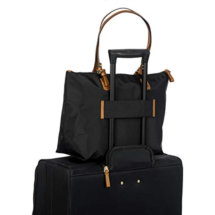 Bric's X-Bag Schultertasche, 34 cm, schwarz, 100% Nylon, leicht und strapazierfähig – Bild 4