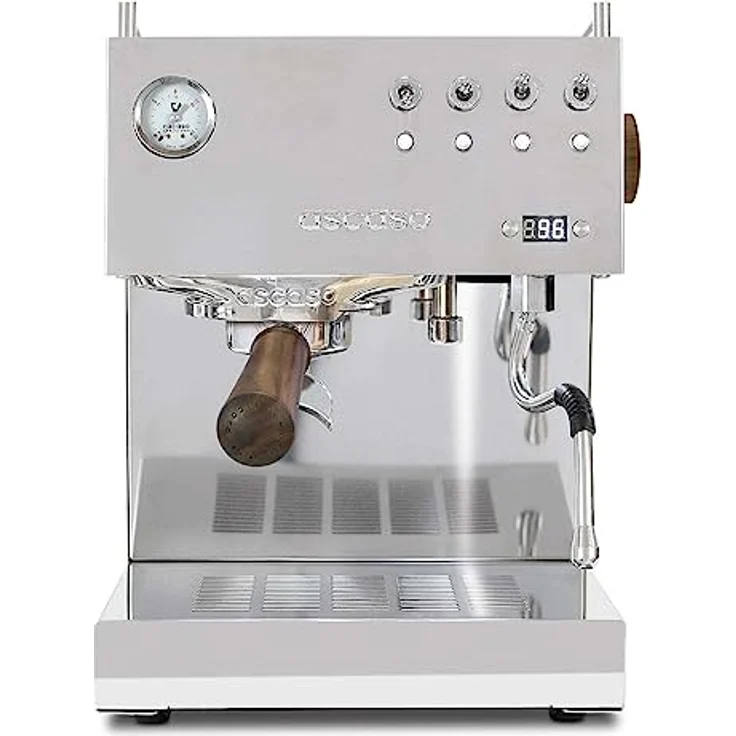Ascaso Steel DUO PID Espressomaschine, Inox Edelstahl, Siebträger mit Holzgriff – Bild 2