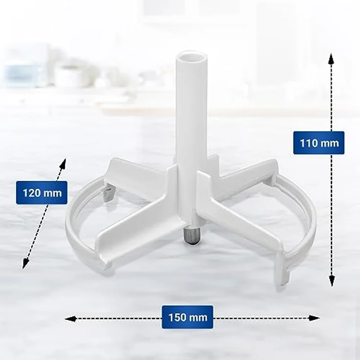 VIOKS Antrieb Achse Antriebsachse Flügelrad Ersatzscheibe Ersatz für Braun Scheibenträger 67002059 Multipractic Typ 4243 für 500ml Topf Küchenmaschine – Bild 5