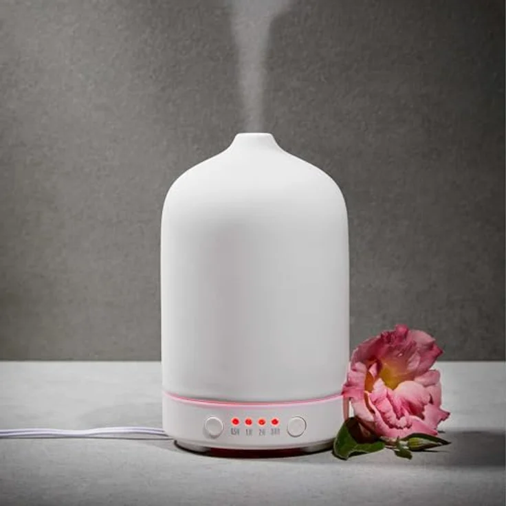 BUTLERS Diffuser CLOUD NINE Aroma Diffuser Höhe 16cm, mit integrierter Timer Funktion und 7 LED-Farben – Bild 3