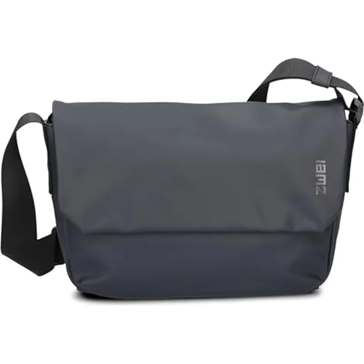 ZWEI Umhängetasche Cargo CA60, robuste Messenger Bag aus lösungsmittelfreiem Kunstleder, schwarz, 32 x 11 x 20 cm – Bild 2