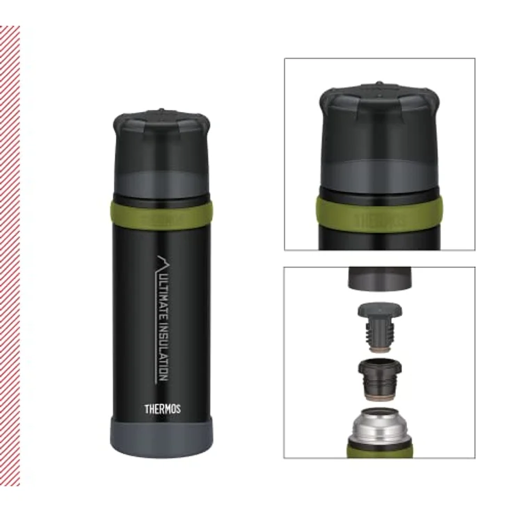 Thermos Isolierflasche Mountain Charcoal Black 0,5L 4015.232.050 – Bild 2