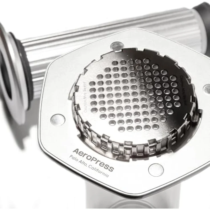 AeroPress Premium Kaffeebereiter – 3-in-1 Brühmethode für French Press, Espresso und kräftigen Kaffee, aus Glas und Edelstahl, schnell und sauber ohne Bitterkeit – Bild 3