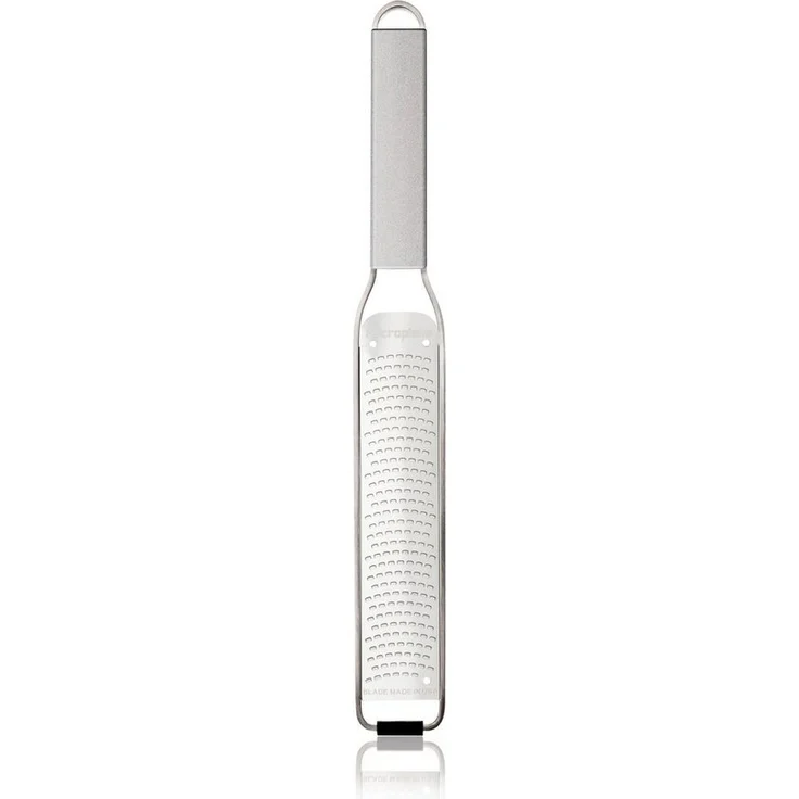 Microplane Küchenreibe Professional Serie Zester Reibe 59020, langlebige Edelstahlklinge, rutschfester Gummifuß, elegantes Design – Bild 1