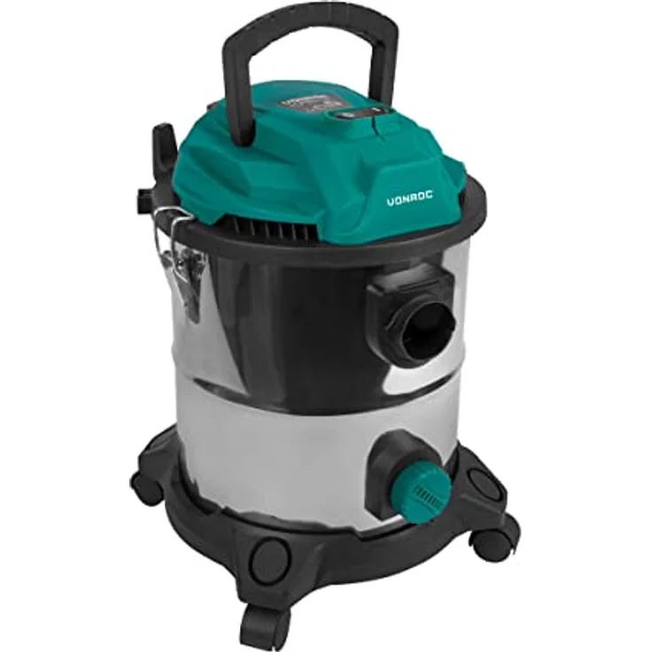 VONROC Nass- und Trockensauger 1400W, 20L Werkstattsauger mit 3m Schlauch und Blasfunktion, vielseitig einsetzbar – Bild 5