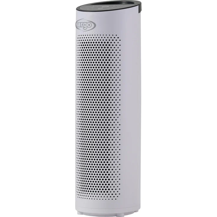 Argo Luftreiniger, HEPA Luftfilter mit mehrstufiger Filtration, Weiss-Schwarz, intelligentem Automatikmodus und Schlafmodus
