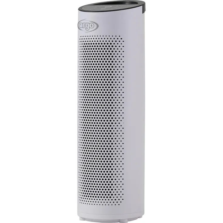Argo Luftreiniger, HEPA Luftfilter mit mehrstufiger Filtration, Weiss-Schwarz, intelligentem Automatikmodus und Schlafmodus