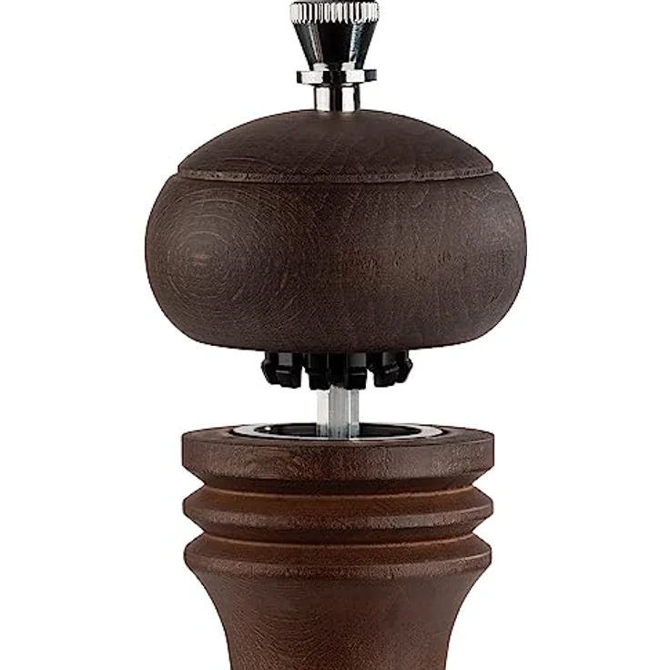 APS 40575 Salzmühle aus Buchenholz, Keramikmahlwerk, Ø 5,5 cm, Höhe 15,5 cm – Bild 3