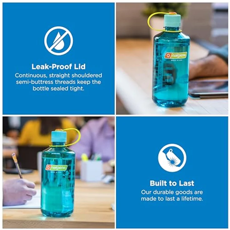 Nalgene Trinkflasche EH Sustain, 1 L, cerulean – Bild 3