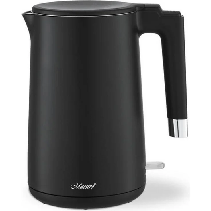 Feel Maestro Wasserkocher MR-026, 1,7 l, 1800 W, Edelstahl-Kocher mit automatischer Abschaltung und kühlbleibenden Wänden