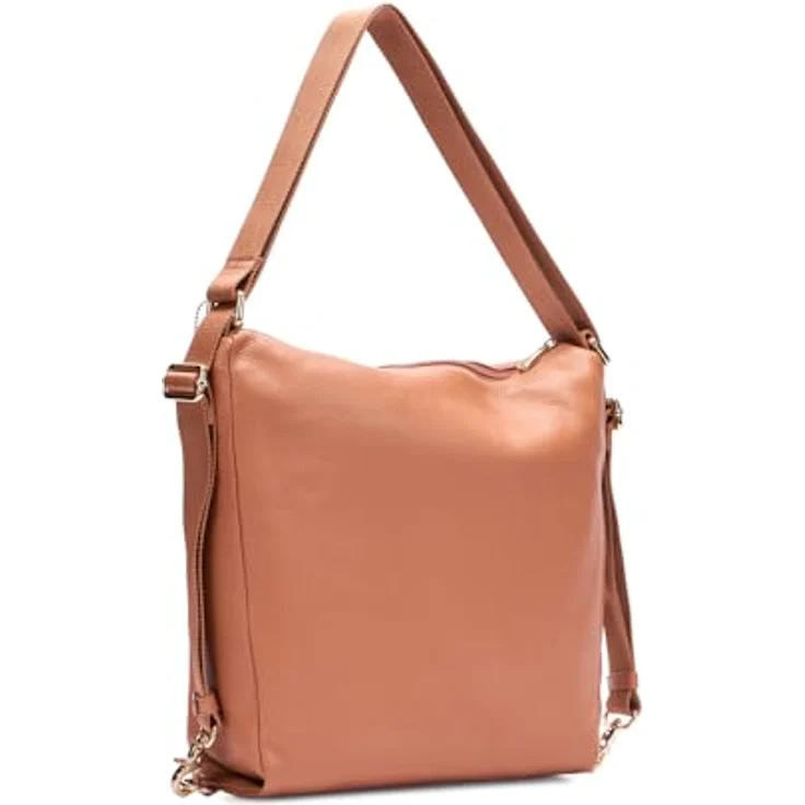 Mandarina Duck Mellow Leather Schultertasche 36 cm, 100% Leder, braun – Bild 3