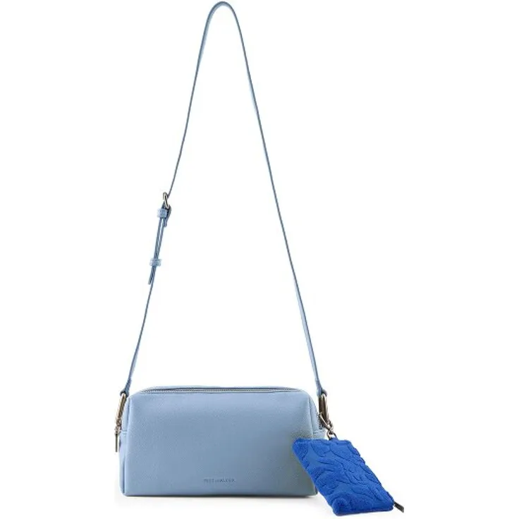 FredsBruder Color Kiss Umhängetasche aus 100% Leder, 26 cm, blau