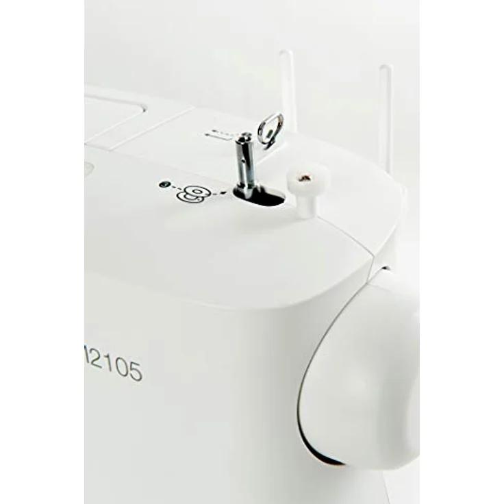 VSM Singer M 2105 Metallgehäuse 8 Stiche Knopfloch Leichtgewicht Nähmaschine, weiß – Bild 5