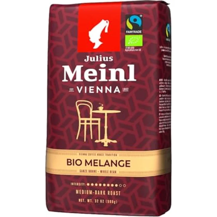Julius Meinl Bio Vienna Melange, Bio-Kaffeebohnen aus 100% Arabica, 900 g – Bild 3