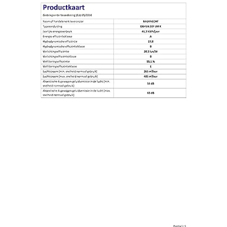 Bauknecht DBHVA 92F LM K Wandhauben - Schwarz – Bild 9