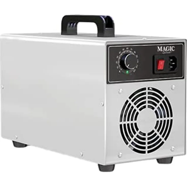 Ozongenerator Geruchskiller 5000mg/Std, O3 Luftreiniger Ozon Deodorant für Räume, Garagen, Bauernhöfe, Hotels, bis zu 300㎡
