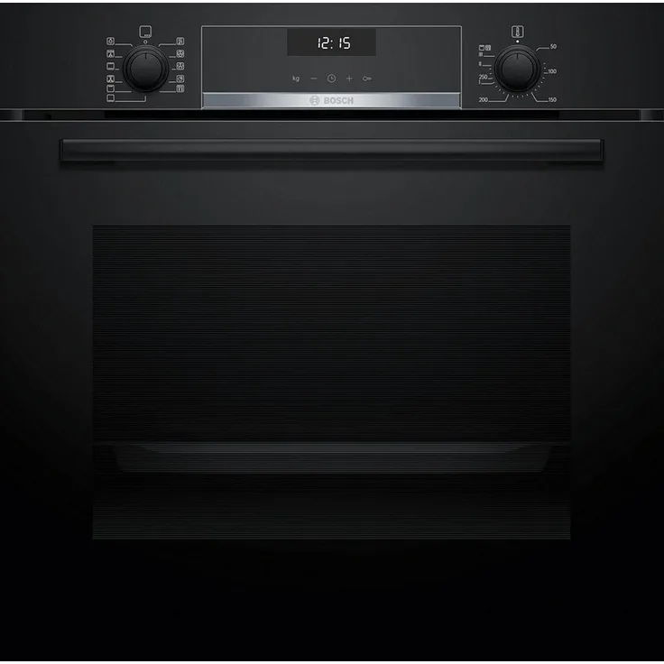 Bosch HBG537EB4 Einbaubackofen, 3D-Heißluft mit Air Fry Funktion, EcoClean-Technologie, Schwarz